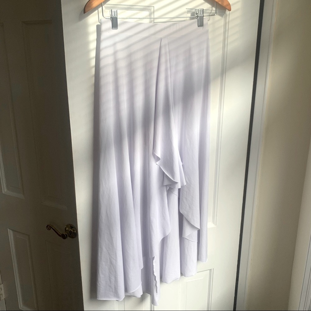 white skirt